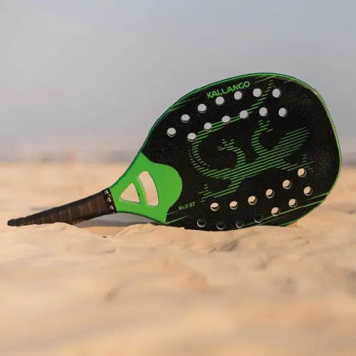 Paleta Beach Tennis Playa Fibra De Carbono 3k Kallango® Negro
