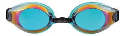 Lentes De Natación Adultos Arena Zoom X-fit Mirror Mmsports Turquoise Water Black 112