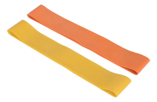Kit 2 Mini Band Baja/medio Pro - Kallango Color Amarillo/naranja