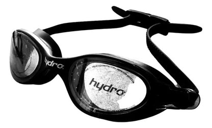 Antiparras Hydro Unibody + Tapones Lente Natacion Antifog Uv Color Negro