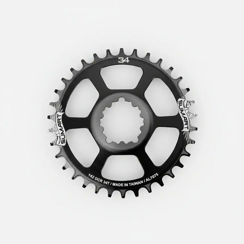 Monoplato Bicicleta 148mm 12 Velocidades Dcr148-34t - Sumart Negro