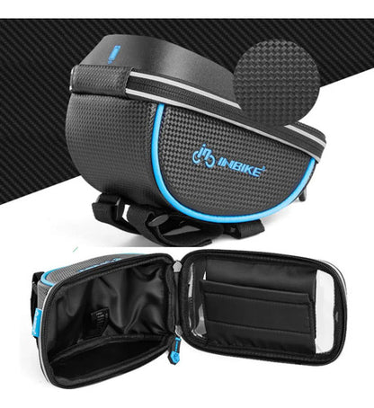 Bolso Estuche Rigido Bicicleta Impermeable Tactil - Inbike Negro