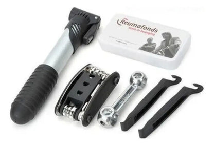 Kit Bolso Bicicleta Con Herramientas Inflador Completo Zuba