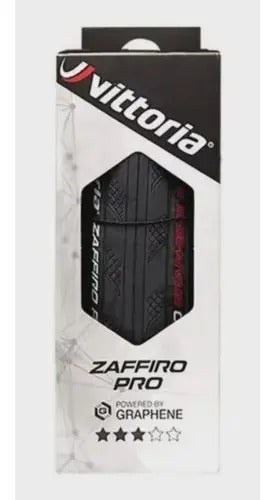 Neumáticos Speed Bike Vittoria Zaffiro Pro 700 X 25 Grafeno 2.0 Cor Negro Awesome Black