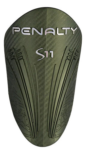 Canillera Penalty Futbol/hockey Profesional Con Media Adulto 01 Verde