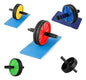 Set X5 Ruedas Abdominales Rodillo Entrenamiento Negro