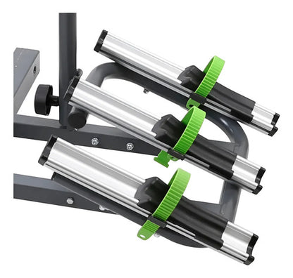 Rack Porta 3 Bicicletas Para Auto Enganche Trasero 2 Agarres Negro/verde