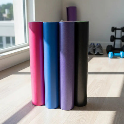 Rolo Pilates Liso Goma Eva 60x15cm - Yoga Fitness Foam Colores Surtidos