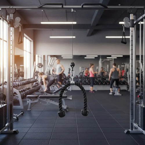 Cuerda Polea Para Triceps Doble Entrenamiento Pesas