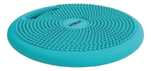 Plataforma Bosu 33cm Equilibro Entrenamiento Liveup Celeste