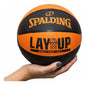 Minipelota De Baloncesto Spalding Lay Up, Goma, Color Naranja