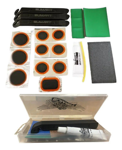 Kit De Reparacion Camara Pinchazo Bicicleta Completo