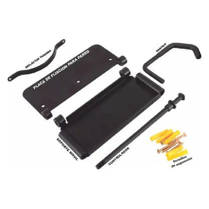 Soporte Vertical De Pared Para Bicicleta De Metal Negro