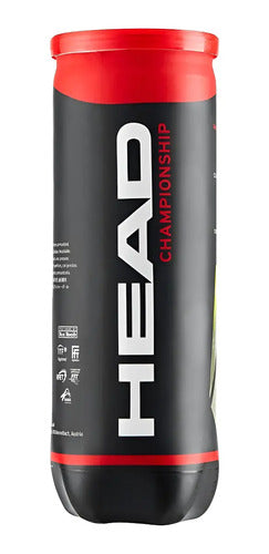 Tubo X3 Pelotas Head Championship Tenis Padel Mmsports Amarillo