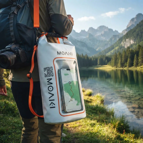 Mini Bolso Impermeable Moaki Mmsports Blanco Mini