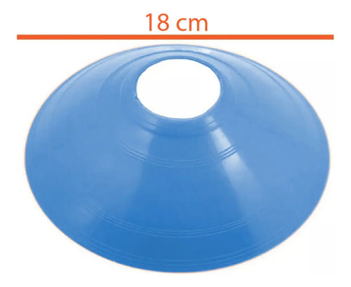 Cono Tortuga Entrenamiento Pack X 5 Varios Colores Azul