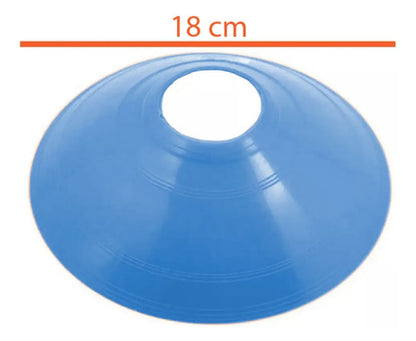 Cono Tortuga Entrenamiento Pack X 5 Varios Colores Azul