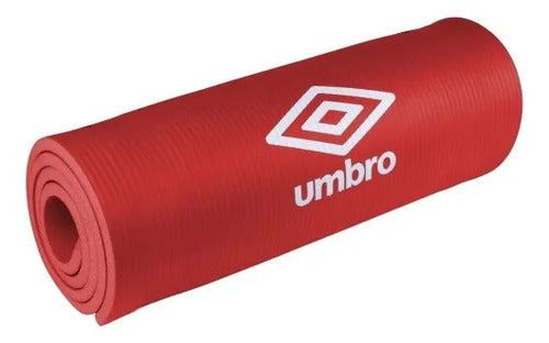 Alfombra De Yoga Mat Antideslizante 180x60x1cm Umbro Rojo