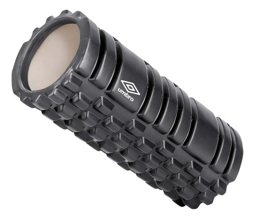 Rolo Hueco Sensitivo Pro 33cm - Fisioterapia, Masajes Umbro Negro