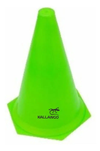 Cono Profesional 24cm Entrenamiento Futbol Rollers Kallango Amarillo