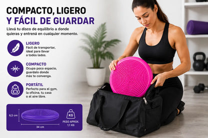 Pack X3 Disco De Equilibrio Massage Pillow 30 Cm Pilates Surtido