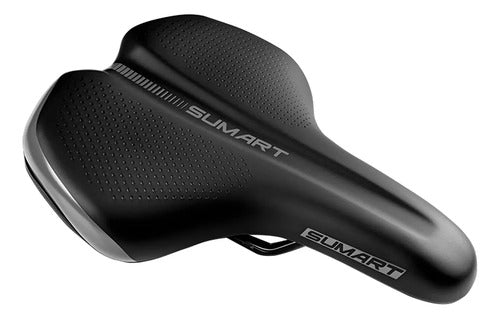 Asiento Para Bicicleta 265 X 198 Mm - Sumart Negro 26.5 Cm 19.8 Cm