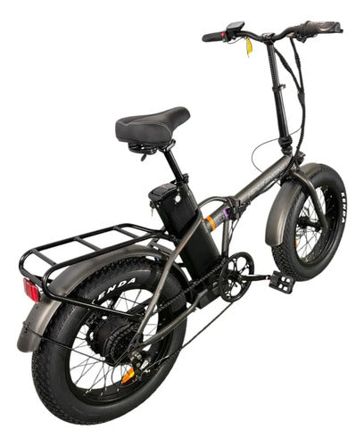 Bicicleta Electrica Knex Sport Titan Pro 48v 750w R20 Gris Gris Oscuro 17