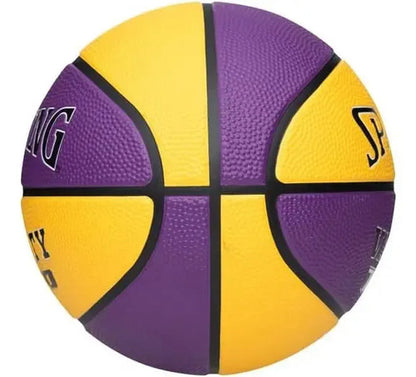 Pelota De Basketball Spalding Violeta Y Amarillo 85256z Violeta Oscuro Morado