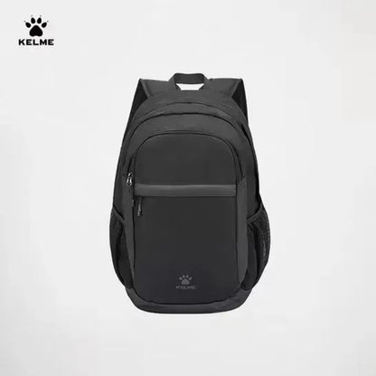 Mochila Deportiva Negra Básica Color Negro Diseño De La Tela Liso