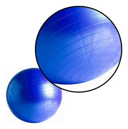 Pelota Fitball 75cm Para Pilates, Yoga Y Gimnasio Rhino Azul