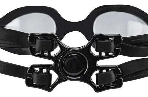 Lentes De Natación Hydro Unibody 2.0 Niño Niña- Azul Negro