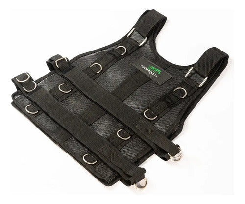 Chaleco De Traccion Para Potencia Bandas Elasticas Kallango® Negro