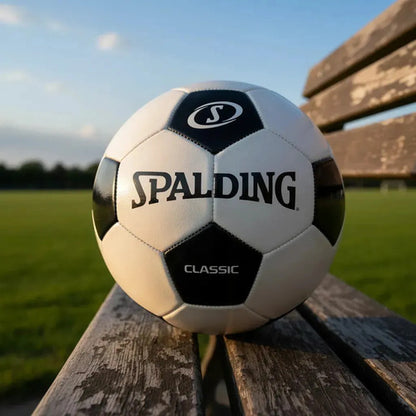 Pelota Spalding Futbol 11 Cancha Tamaño 5 Oficial Color Blanco/negro