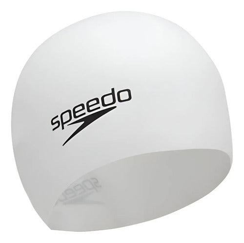 Gorra De Natación Plain Flat De Silicona Speedo