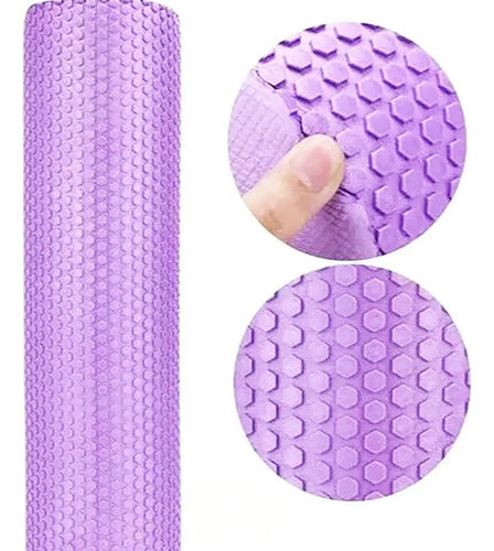 Rolo Hueco Sensitivo Pro 90cm - Fisioterapia, Masajes Umbro Violeta