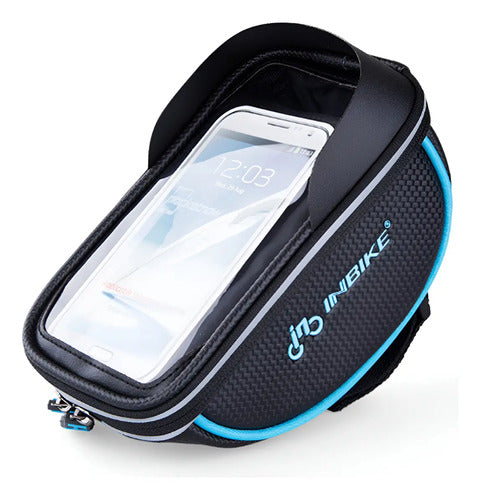 Bolso Estuche Rigido Bicicleta Impermeable Tactil - Inbike Negro