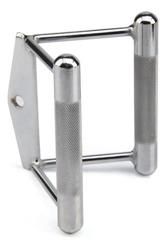 Agarradera Tipo D Doble Para Polea 1,8 Kg Fitness