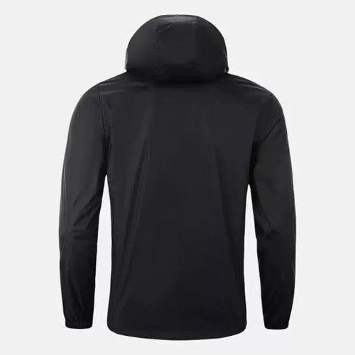 Campera De Lluvia Deportiva Kelme C/capucha Y Cierres M&m