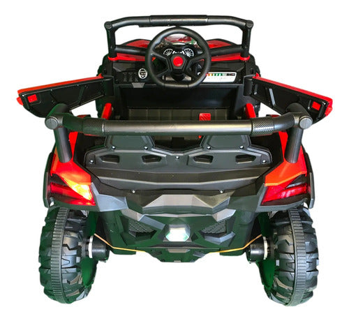 Auto Eléctrico Infantil Buggy 12v 2 Motores Bluetooth Luces Multicolor