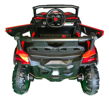 Auto Eléctrico Infantil Buggy 12v 2 Motores Bluetooth Luces Multicolor