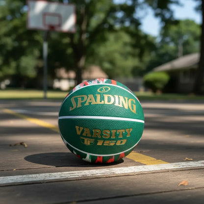 Pelota Basketball Marble Spalding Varsity Tf 150 Verde