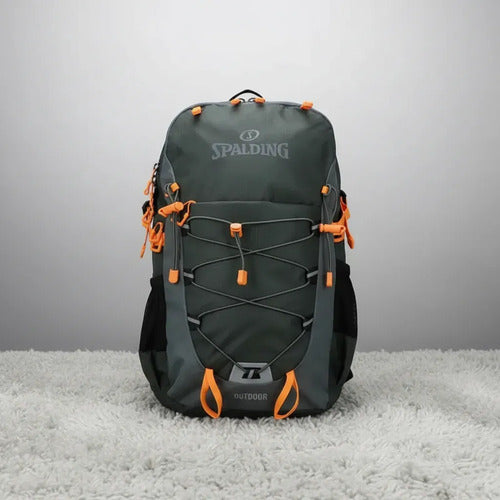 Mochila Spalding Outdoor Deportes Camp Impermeable Mmsports Verde Liso