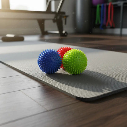 Pelota Ejercitadora Con Pinchos 17 Cm Pack X5 Masaje Surtido