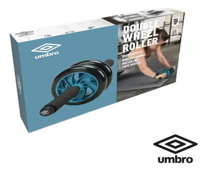 Rueda Abdominales Doble Pro Para Ejercicio Umbro Color Azul