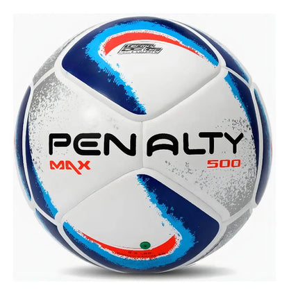 Balón De Fútbol Sala Penalty Max 500 Term Ix, Color Blanco/azul/rojo