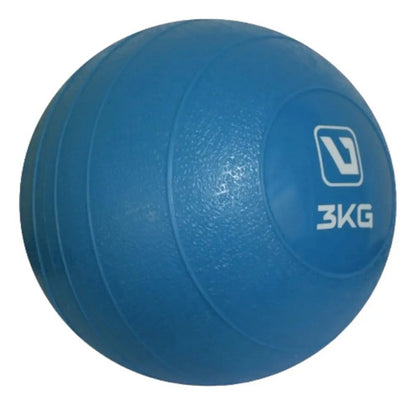 Pelota Medicine Goma Arena 3kg Espalda Equilibrio Celeste