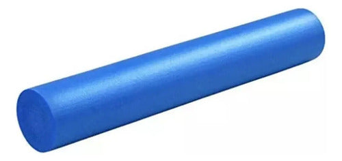 Rolo Para Pilates Liso 90x15 Cm Yoga / Pilates - K'nex Azul