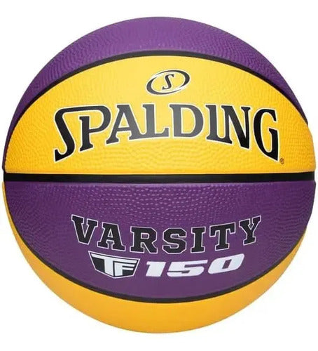 Pelota De Basketball Spalding Violeta Y Amarillo 85256z Violeta Oscuro Morado