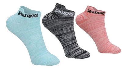 Medias Soquetes Spalding Multicolor Multicolor Liso 35-39 Multicolor Liso 35-39