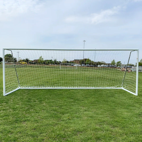 Par De Cables De Velo Tipo Red Para Campo De Fútbol Gol, Protección Uv De 4 Mm Blanco